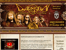 Tablet Screenshot of darksunweb.com